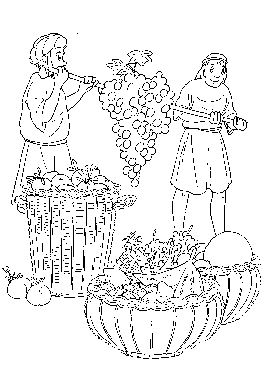 Plansa de colorat cu Biblia Ilustrata 106